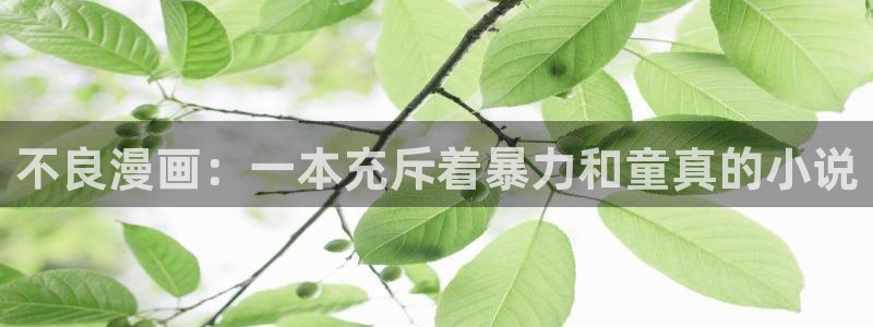 虫虫漫画首页免费阅读：不良漫画：一本充斥着暴力和童真的小说